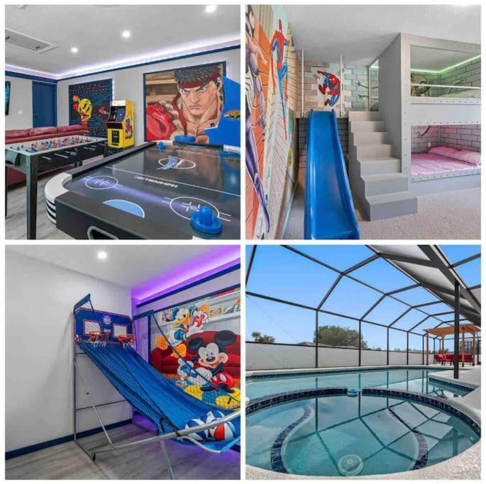 13 Mins From Disney Arcade, Private Pool, & Themed Rooms Orlando Luaran gambar