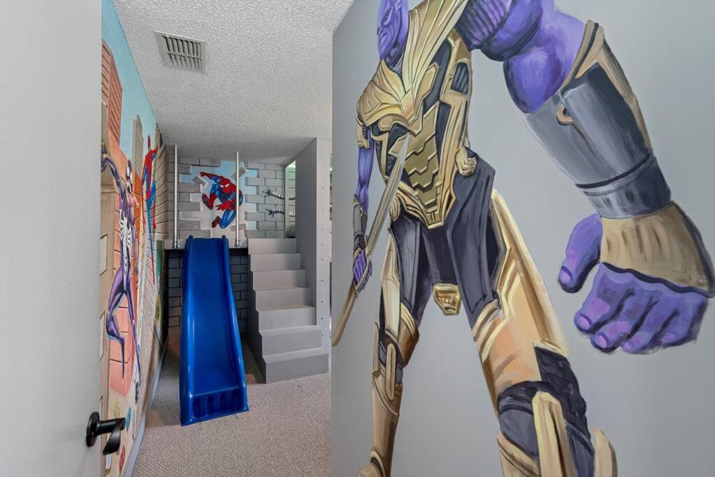 13 Mins From Disney Arcade, Private Pool, & Themed Rooms Orlando Luaran gambar